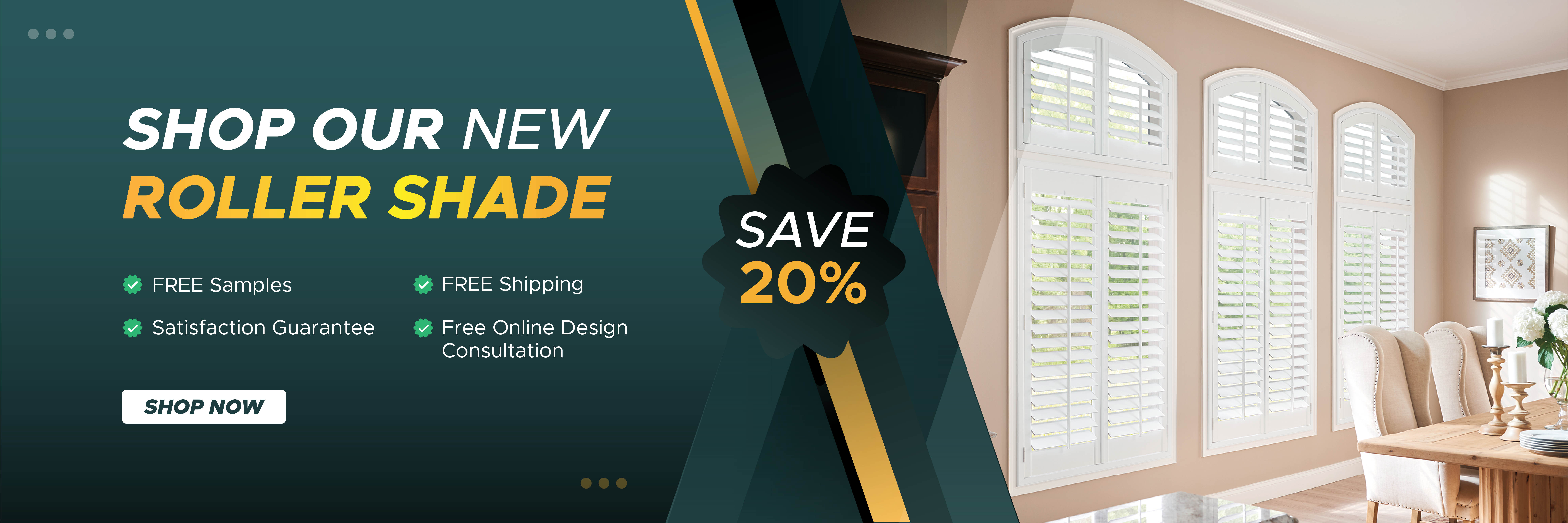 Custom Louvers save 15 % off all slats 